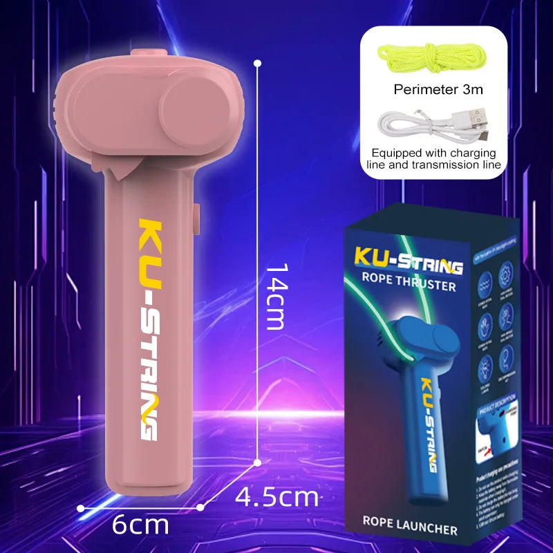 Luminous LED jump rope for kids by FanzyMarket, glowing outdoor toy ideal for parties, birthdays, travel, or parent-child games.