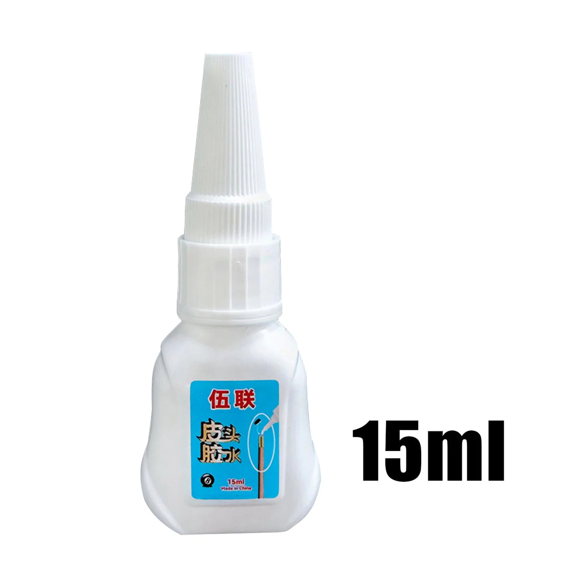 FanzyMarket pool cue tip glue for billiard cue repair, 10g adhesive for leather and wood tips, sports and entertainment accessory
