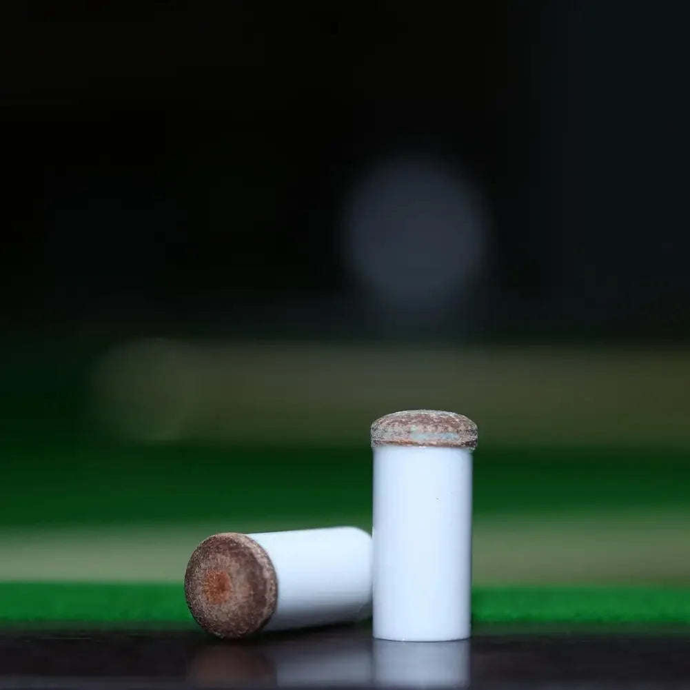 Set of five slip-on pool cue ferrules in 11mm and 13mm, compatible with billiard and snooker cues, by FanzyMarket.