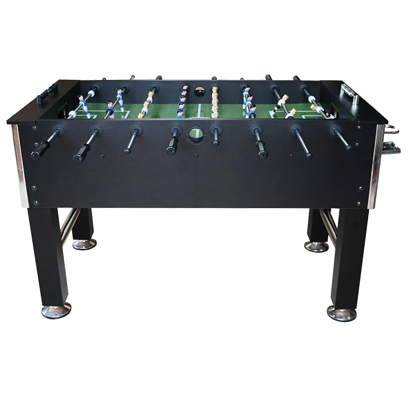 FanzyMarket professional foosball table for adults, 2-player table soccer game with sturdy construction and detailed player figures.