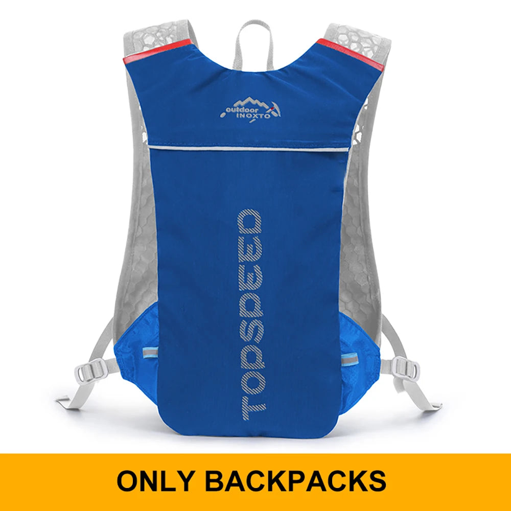 FanzyMarket 5L ultralight hydration running vest backpack, breathable trail and marathon jogging pack, unisex sports and fitness gear.