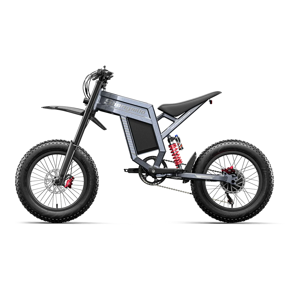 FanzyMarket adult 1500W electric fat-tire mountain ebike with 20-inch wheels, lithium battery, and high-speed range.