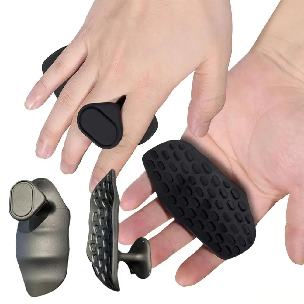 FanzyMarket anti-slip finger grip strengthener made of breathable silicone, ideal for hand exercise and weight training.