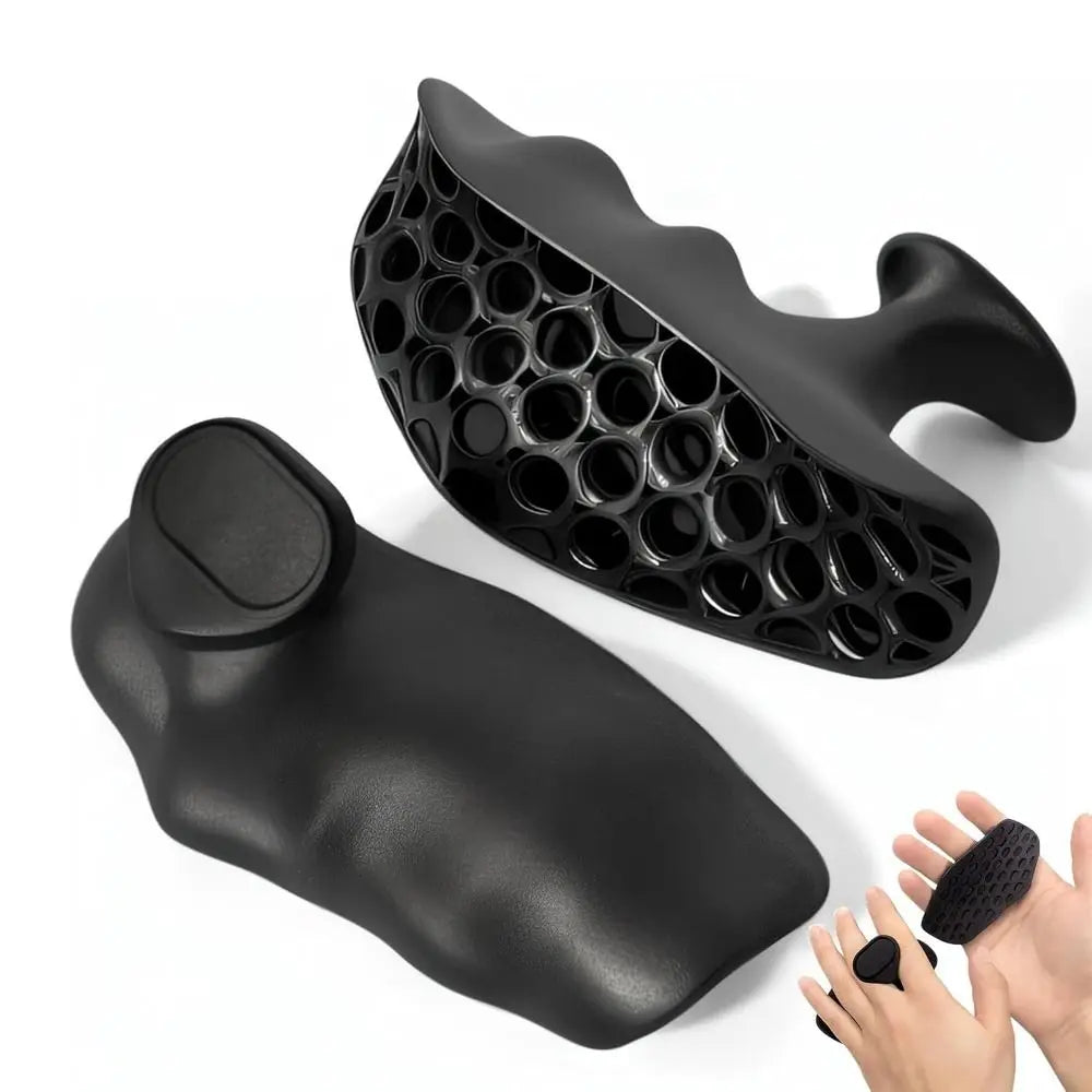 FanzyMarket anti-slip finger grip strengthener made of breathable silicone, designed for hand exercises and weight training.