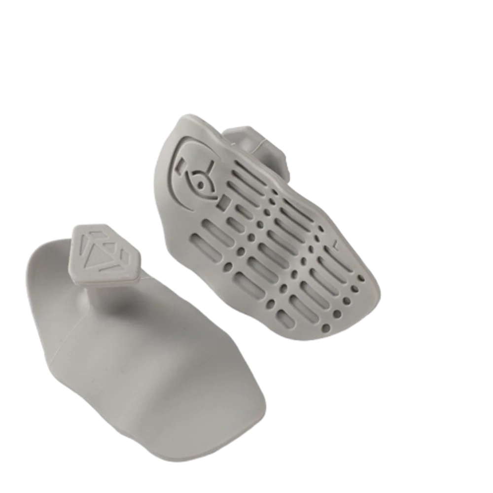 Black FanzyMarket anti-slip finger grip strengthener made of breathable silicone, ideal for dumbbell and weight training workouts.